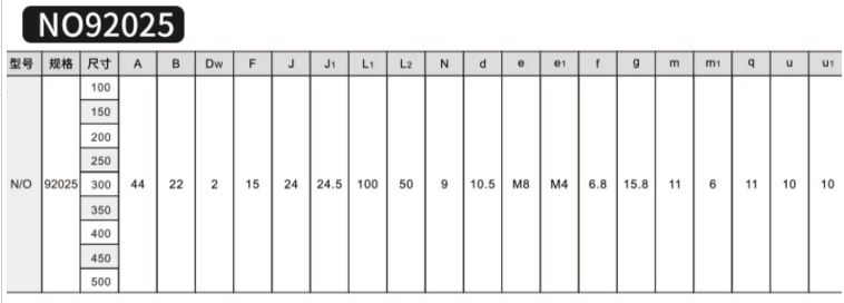 Gu&iacute;a de rodillos cruzados MV92025